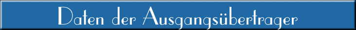 Daten der Ausgangsübertrager